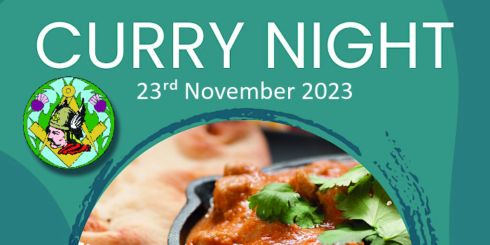 Curry Night – 23rd November 2023