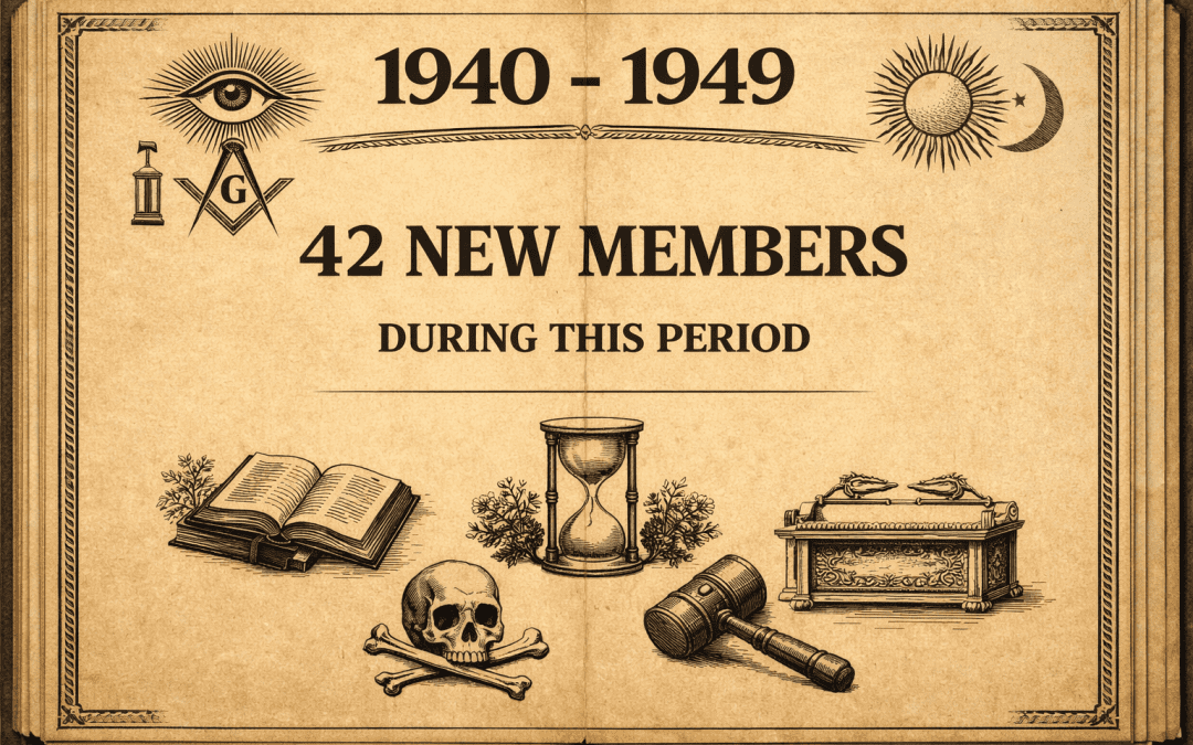 1940 / 1949 – 41 Initiates – 1 Affiliate